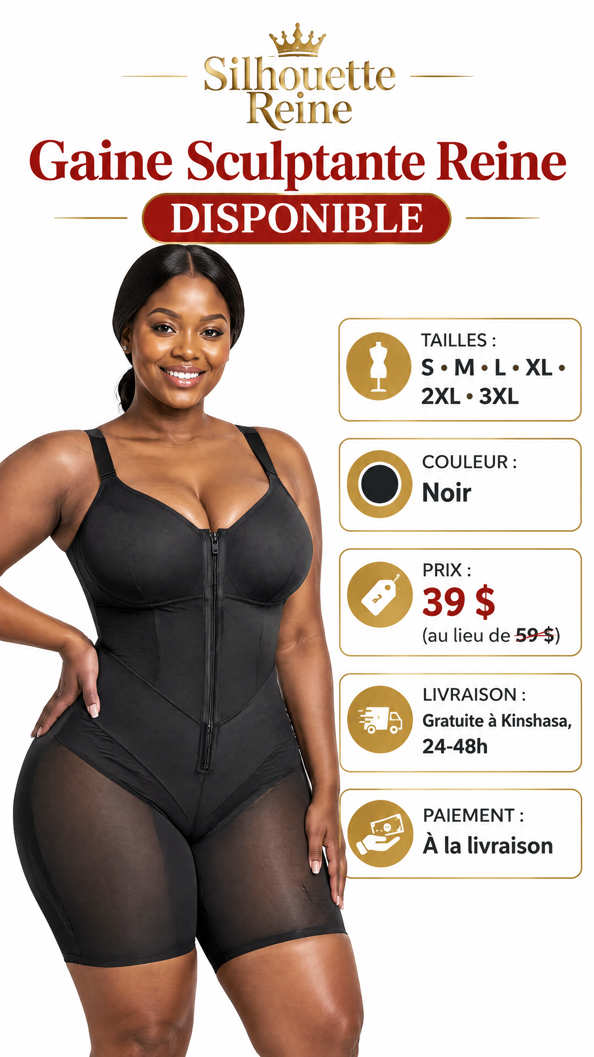 Gaine Sculptante Reine – Effet Sablier