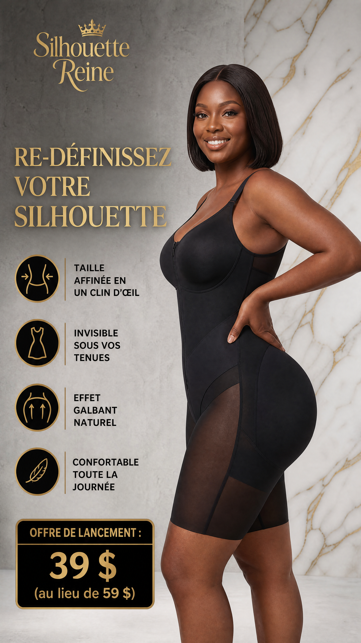 Gaine Sculptante Reine – Effet Sablier